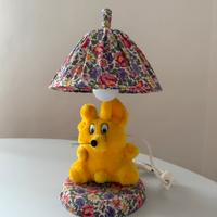 Lampada comodino in Peluche