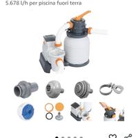 Pompa piscina più accessori