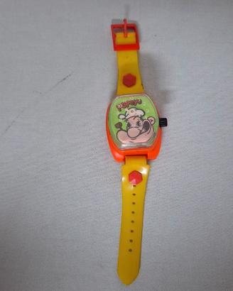 Raro orologio da polso Popeye "Moving Eyes" 1980