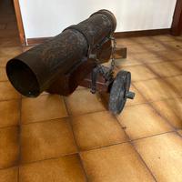 Ornamentale cannone rame