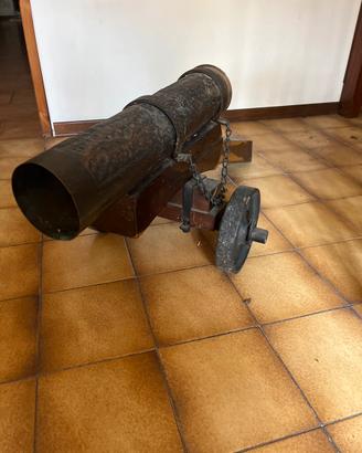 Ornamentale cannone rame