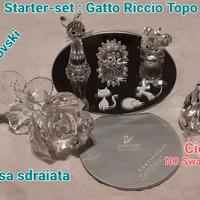 Swarovski  Starter-set e Rosa sdraiata cm. 8,5