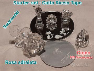 Swarovski  Starter-set e Rosa sdraiata cm. 8,5