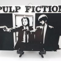 Pulp Fiction Wall Art Cinema Tarantino Poster 3D