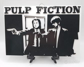 Pulp Fiction Wall Art Cinema Tarantino Poster 3D