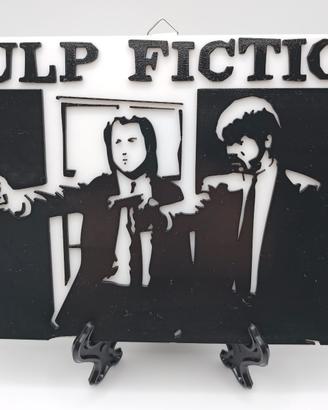 Pulp Fiction Wall Art Cinema Tarantino Poster 3D