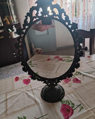 Specchio da Tavolo in Bronzo 