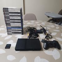 Lotto ps2 slim più 22 giochi per ps2