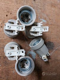 portalampade porcellana