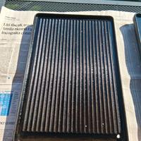 piastra in ghisa rigata BST per barbecue gas