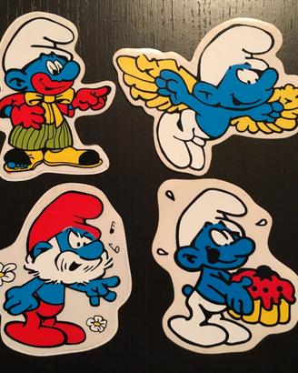 Adesivi stickers I Puffi cartoni animati smurfs
