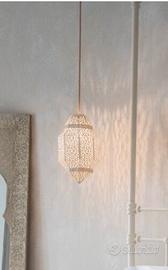 Coppia sospensioni letto stile  marocchino crema