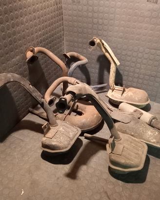 Lotto 5 marmitte piaggio vespa