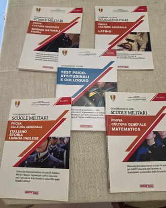 Libri quaderni di classe scuole militari 