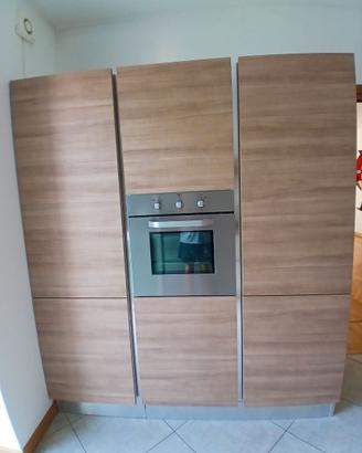 Parete Colonne Cucina (Forno + Frigo Incasso + Dis