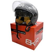 Casco jet doppia visiera  nuovo con etichetta