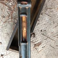 Livella in ferro a bolla con custodia