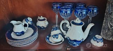 set bicchieri e tazzine