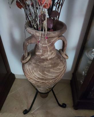 Vaso/ ancora in teracotta