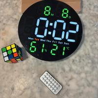 Orologio da parete digitale Led 25cm
