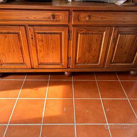 Credenza Madia mobile in legno massello da sala e