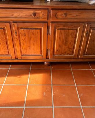 Credenza Madia mobile in legno massello da sala e