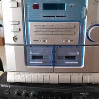 Impianto stereo Majestic con casse
