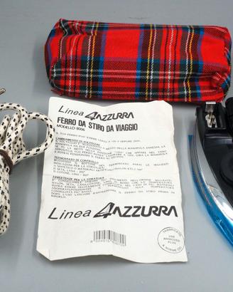 Ferro da stiro da viaggio Linea Azzurra acciaio vi