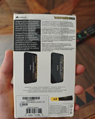 RAM DDR4 16gb (2*8gb)