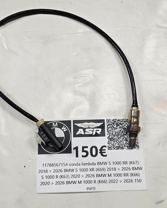 SONDA LAMBDA ORIGINALE BMW S1000 RR K67 S1000 XR K