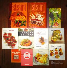 Lotto: 11 libri di cucina e gastronomia