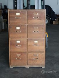 ANTICA CASSETTIERA SCEDARIO DA NOTAIO UFFICIO