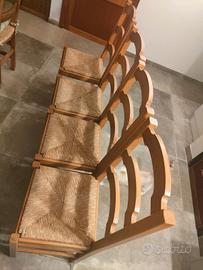sedie in legno castagno 