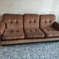 divano color ocra + 2 poltrone abbinate