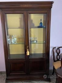 Vetrinetta in legno massello