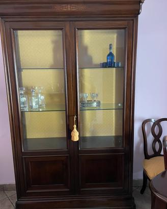 Vetrinetta in legno massello