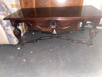 Tavolino rettangolare in legno spagnolo