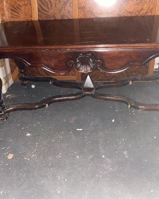 Tavolino rettangolare in legno spagnolo