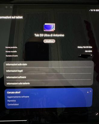 Tab S9 Ultra 256 gb Wi-Fi