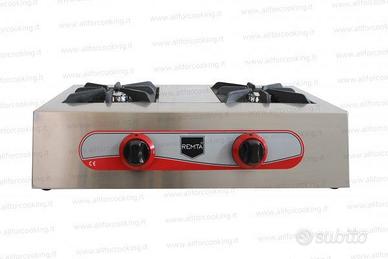 Cucina da banco professionale gas 3 fuochi