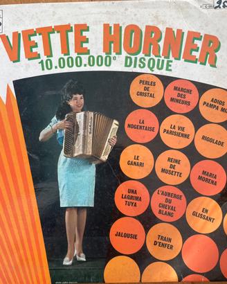 Vinile 33 giri Uvette Horner 10 ppp pppe Disque