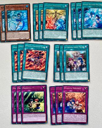 Lotto Yu‑Gi‑Oh Mikanko – Deck Core Completo
