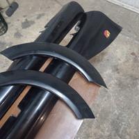 kit 4 parafanghini + minigonne fiat 500 600 anno 1