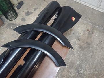 kit 4 parafanghini + minigonne fiat 500 600 anno 1