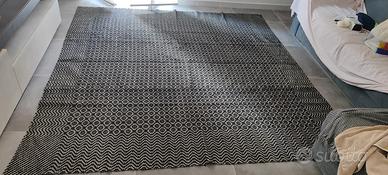 Tappeto/coperta antica tessuta a Villanova Montele