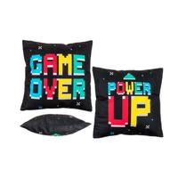Cuscino Game Over scritta pixellata Power Up