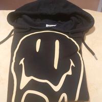 felpa smiley nera