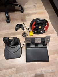 volante thrustmaster con doppia pedaliera