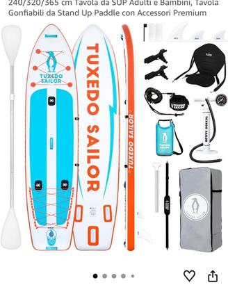 Sup tuxedo surf mare spiaggia