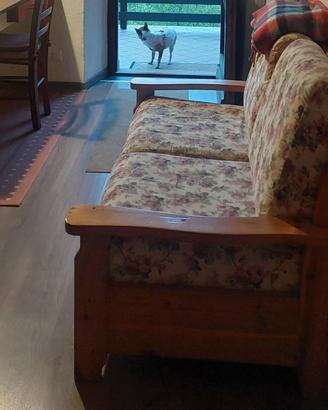 Divano Letto in Legno Stile Tirolese